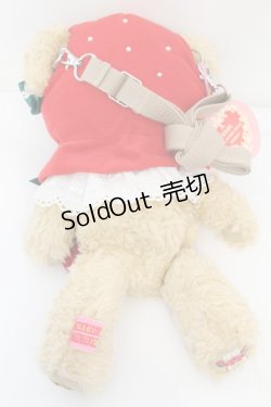 画像3: BABY,THE STARS SHINE BRIGHT / いちごになっちゃったくまくみゃちゃんポシェット  ミルクティー O-25-11-07-1002-BA-BG-IG-OS