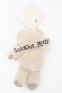 画像3: Maison de FLEUR / 店舗限定 ベアチャーム  ブラウンリボン O-25-11-07-1021-LO-ZA-IG-ZT487