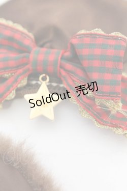 画像2: Angelic Pretty / Holiday Bearクリップ  ブラウン×アカ O-25-11-07-1033-AP-AC-IG-OS
