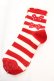 画像1: Angelic Pretty / ボーダーリボンクルー丈ソックス  アカ O-25-11-07-1037-AP-ZA-IG-OS (1)