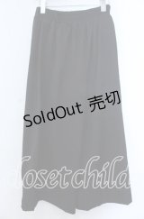 NieR Clothing / 刺繍入りワイドパンツ  ブラック O-25-11-07-092-PU-PA-IG-ZT401