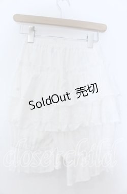 画像2: 王妍与夏季 / 綿レースフリルロング ドロワーズ F シロ O-25-11-07-095-LO-PA-IG-OS