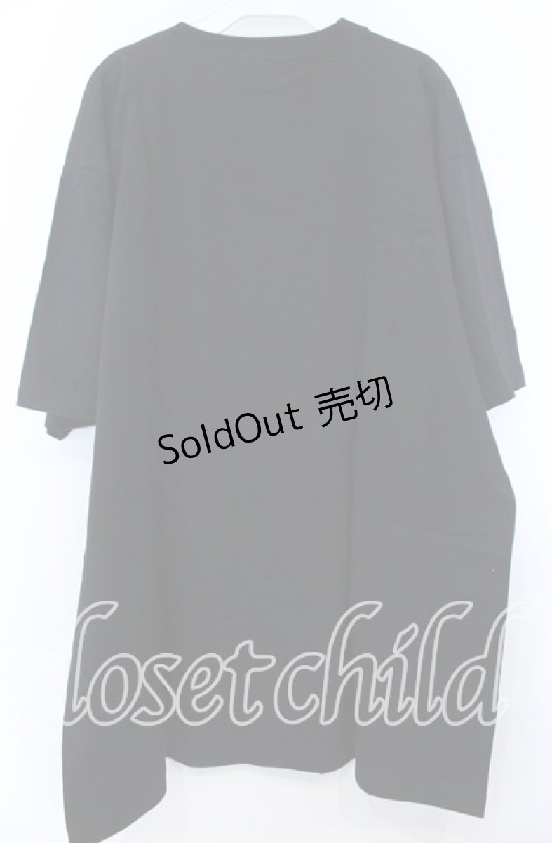 画像2: 【SALE】NieR CLOTHING / COTTON CUTSEW【SHUT UP】カットソー XXL ブラック O-25-11-07-100-PU-TO-YM-ZT385 (2)