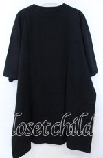 画像2: 【SALE】NieR CLOTHING / COTTON CUTSEW【SHUT UP】カットソー XXL ブラック O-25-11-07-100-PU-TO-YM-ZT385 (2)