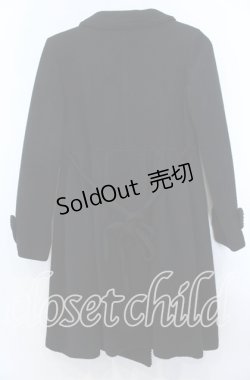 画像2: MILK / ダブルフレアコート  クロ O-25-11-07-104-ML-CO-YM-OS