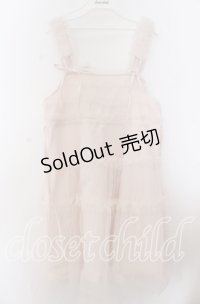 merry jenny / チュールコルセットミニワンピース  ピンク O-25-11-07-106-LO-OP-IG-OS