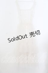 m petit by misako / ドットチュールエプロン M シロ O-25-11-07-107-LO-OP-IG-OS