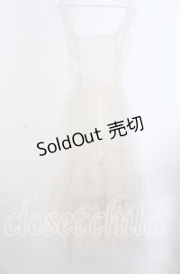 m petit by misako / ドットチュールエプロン M シロ O-25-11-07-107-LO-OP-IG-OS