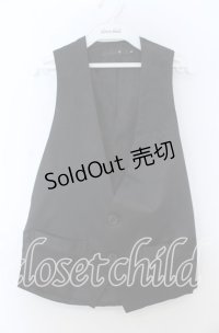 MIDAS / スカル刺繍ベスト 44 ブラック O-25-11-07-118-PU-TO-IG-OS