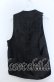 画像2: MIDAS / スカル刺繍ベスト 44 ブラック O-25-11-07-118-PU-TO-IG-OS (2)