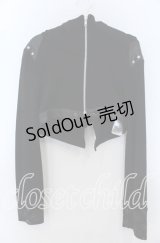 Sixh / 燕尾風ショートパーカー  ブラック O-25-11-07-119-HN-TO-IG-OS