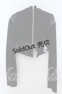 Sixh / 燕尾風ショートパーカー  ブラック O-25-11-07-119-HN-TO-IG-OS