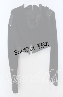 画像2: Sixh / 燕尾風ショートパーカー  ブラック O-25-11-07-119-HN-TO-IG-OS