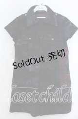 h.ANARCHY / ウエスタンノースリーブシャツワンピース  ブルー×ブラック系 O-25-11-07-121-HN-OP-IG-OS