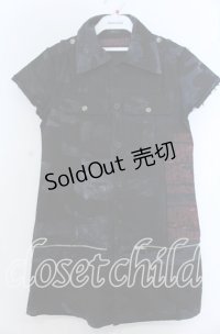 h.ANARCHY / ウエスタンノースリーブシャツワンピース  ブルー×ブラック系 O-25-11-07-121-HN-OP-IG-OS