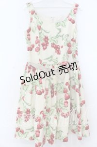 MILK / CHERRY gardenドレス  オフベース O-25-11-07-130-ML-OP-OW-OS