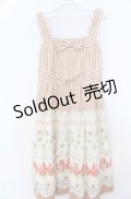 Emily Temple cute / デコレーションケーキノースリーブワンピース  アイボリー O-25-11-07-132-ET-OP-OW-OS