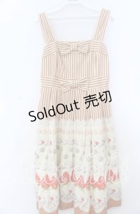 Emily Temple cute / デコレーションケーキノースリーブワンピース  アイボリー O-25-11-07-132-ET-OP-OW-OS