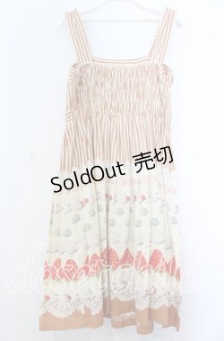 画像2: Emily Temple cute / デコレーションケーキノースリーブワンピース  アイボリー O-25-11-07-132-ET-OP-OW-OS