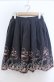 画像1: Emily Temple cute / プードル刺しゅうスカート  グレー O-25-11-07-133-ET-SK-OW-OS (1)