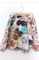 MILK / DONUTスカート  チョコクリームベース O-25-11-07-135-ML-SK-OW-ZT278