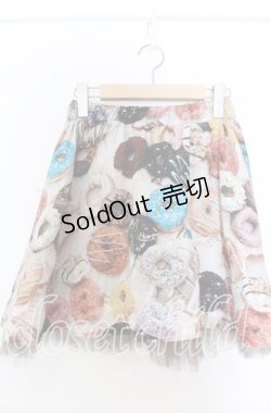 画像1: 【SALE】MILK / DONUTスカート  チョコクリームベース O-25-11-07-135-ML-SK-OW-ZT278