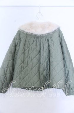 画像2: yukiemon / おばあちゃまキルトブルゾン M グリーン O-25-11-07-138-LO-CO-OW-OS