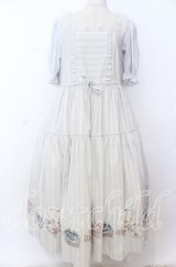 Melody BasKet / Jewelry boxワンピース  サックス O-25-11-07-139-LO-OP-OW-OS