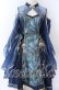 画像1: Epetice / Doirs Night 孔雀鱗ドレス M ブルー O-25-11-07-003-LO-OP-YM-OS (1)