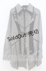 Ozz Croce / Holy Tears Purify Sorrow ブラウス  ブラック O-25-11-07-141-OO-BL-OW-OS