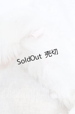 画像2: BABY,THE STARS SHINE BRIGHT / うさぎのミシェルちゃんマフラー  シロ×ピンクリボン O-25-11-07-147-BA-ZA-OW-OS