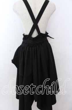 画像2: V.Rtto / ベルト付きサスペンダーランダムスカート M クロ O-25-11-07-013-LO-SK-IG-OS