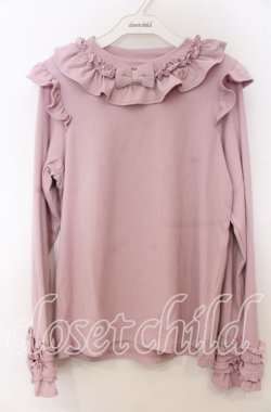 画像1: axes femme kawaii / フリルリボンカットプル M ピンク O-25-11-07-155-AX-TO-OW-OS