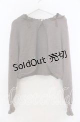 m petit by misako / リボンニットボレロ LL ブラウン O-25-11-07-160-LO-TO-OW-OS