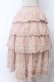 画像2: PINK HOUSE / ピコフリルリボンティアードスカート  ピンク O-25-11-07-163-LO-SK-OW-OS (2)