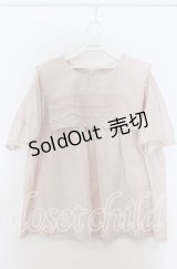 PINK HOUSE / スクエアカラーローンブラウス  ピンク O-25-11-07-167-LO-BL-OW-OS