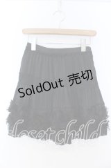 axes femme / ローズモチーフスカート  クロ O-25-11-07-017-AX-SK-IG-OS