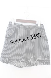 axes femme / レジメンタルショートパンツ  ネイビー O-25-11-07-018-AX-PA-IG-OS