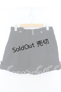 axes femme / ロールアップショートパンツ  クロ O-25-11-07-019-AX-PA-IG-OS