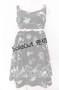 MILK / フレンチメールドレス  クロ×ピンク O-25-11-07-023-ML-OP-IG-OS