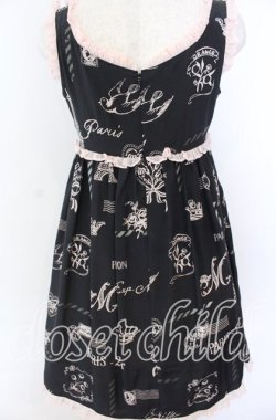 画像2: MILK / フレンチメールドレス  クロ×ピンク O-25-11-07-023-ML-OP-IG-OS