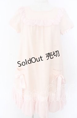 画像1: MILK / 千鳥格子ワンピース  ピンク O-25-11-07-029-ML-OP-IG-OS