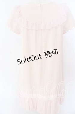 画像2: MILK / 千鳥格子ワンピース  ピンク O-25-11-07-029-ML-OP-IG-OS