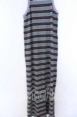 画像2: LAND by MILKBOY / SMILY MULTI-BORDER OP ワンピース  パープル系 マルチ O-25-11-07-031-MB-OP-IG-OS