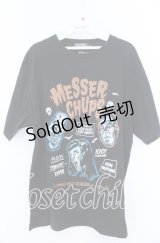 HYSTERIC GLAMOUR / MESSER CHUPS/SCREAM OF MC Tシャツ M ブラック O-25-11-07-033-PU-TS-IG-ZT265