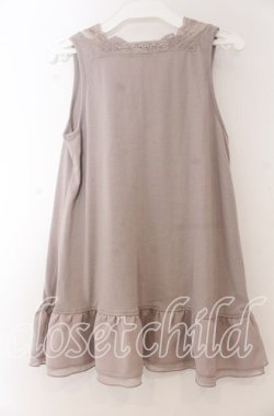 画像2: axes femme / タンクトップ M ベージュ O-25-11-07-036-AX-TO-IG-OS