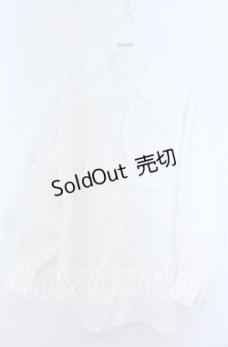 画像1: axes femme / ボリューム袖ボウタイブラウス  シロ O-25-11-07-039-AX-BL-IG-OS