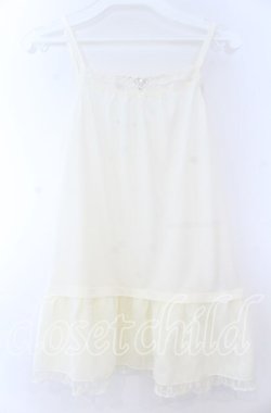 画像2: axes femme / キャミ付きニットトップス  オフ O-25-11-07-040-AX-TO-IG-OS