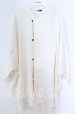 画像1: AXES-X / チャイナドルマン半袖シャツ  オフ O-25-11-07-046-LO-OP-IG-OS