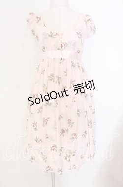 画像1: JESUS DIAMANTE / 新お嫁ワンピース 38 バルドー薔薇 ピンク O-25-11-08-003-JE-OP-IG-OS